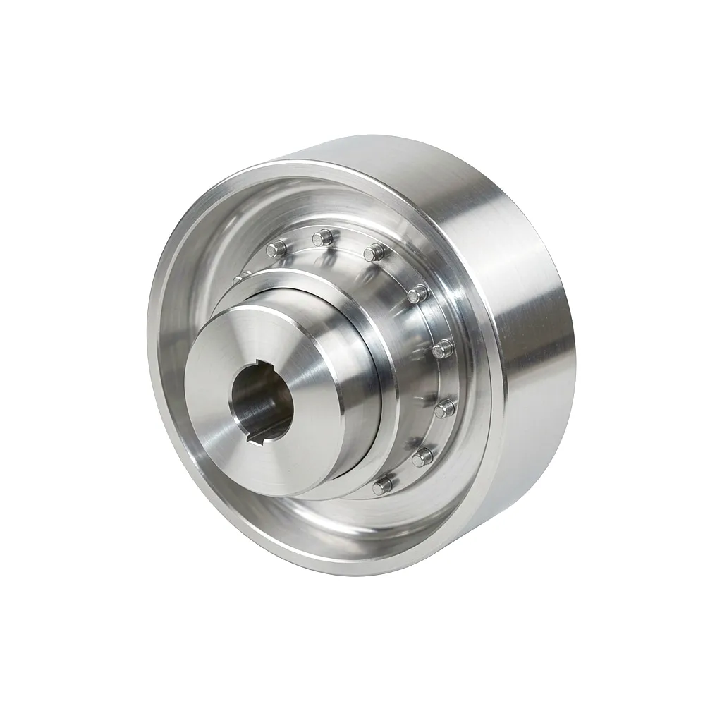 NGCLZ Drum Shape Gear Coupling brake wheel detail - industrial coupling UK