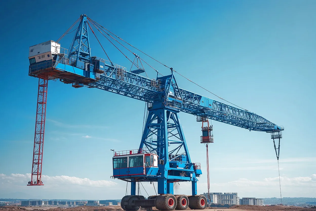 Industrial crane gear coupling application in warehouse
