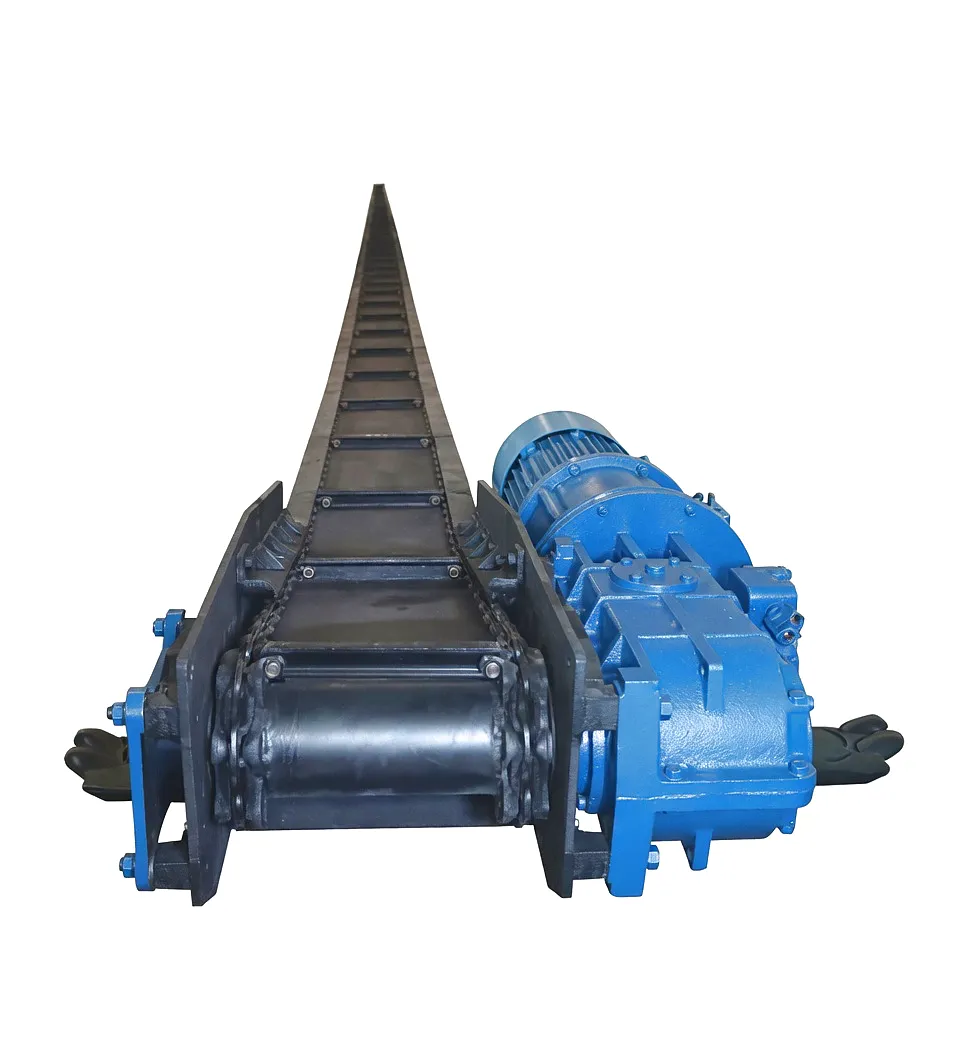 Underground mining scraper conveyor application